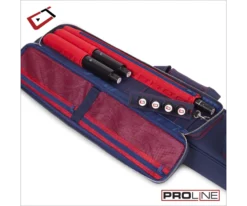 Cuetec 4x8 Navy Pro Line Pool Cue Case -Billiard Cue Shop 23 ct pro line 4x8 navy 95 755 main pocket