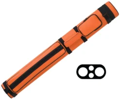 Action 2 Butt 2 Shaft Hard Case -Billiard Cue Shop ac22 orange