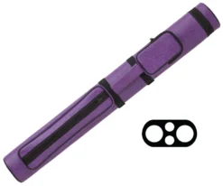 Action 2 Butt 2 Shaft Hard Case -Billiard Cue Shop ac22 purple