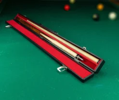 Action 1 Butt 1 Shaft Silver Clasp Box Case -Billiard Cue Shop acbx01 02