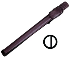 Action 1 Butt 2 Shaft Hard Case -Billiard Cue Shop acrnd burgundy
