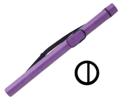 Action 1 Butt 2 Shaft Hard Case -Billiard Cue Shop acrnd purple