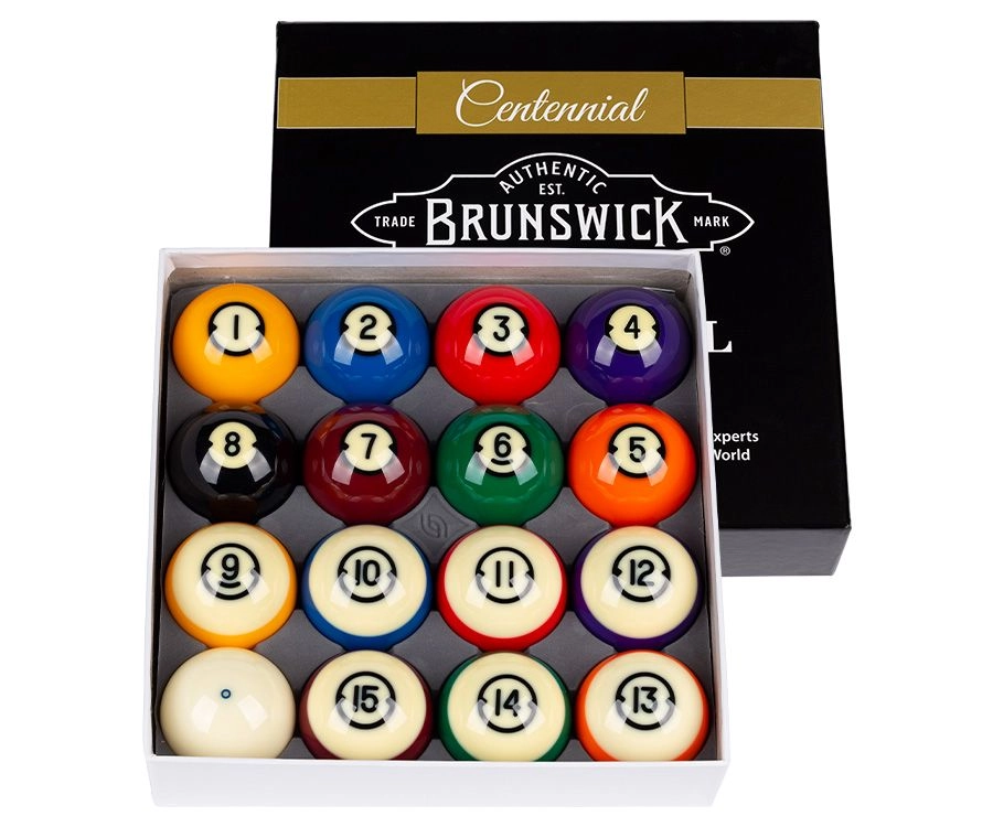 Brunswick Centennial Pool Ball Set 1 Brunswick Centennial Pool Ball Set