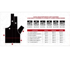 Cuetec Axis Billiards Glove -Billiard Cue Shop bglct size chart 01