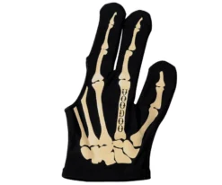 Voodoo Skeleton Pool And Billiard Gloves -Billiard Cue Shop bglvod bone 01