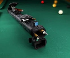 Eight Ball Mafia EBMC23A Skulls Bones & Money 2 Butt 3 Shaft Hard Case -Billiard Cue Shop ebmc23a 01 1