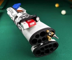 Eight Ball Mafia White Knuckles 3 Butt 5 Shaft Hard Case 7 Eight Ball Mafia White Knuckles 3 Butt 5 Shaft Hard Case -Billiard Cue Shop ebmc35e 01 2