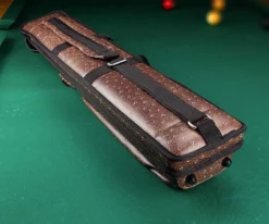 Elite Nexus 3 Butt 5 Shaft Hard Case -Billiard Cue Shop ecn35 brown 02