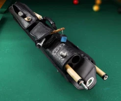 Elite Nexus Reserve 2 Butt 4 Shaft Hard Case -Billiard Cue Shop ecnr24 black 01