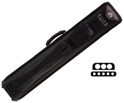 Elite Nexus Reserve 3 Butt 5 Shaft Hard Case -Billiard Cue Shop ecnr35 black 01 1