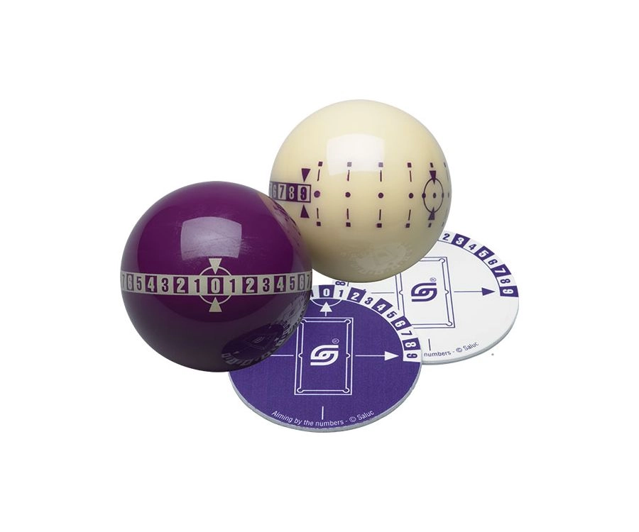 Aramith Aiming By Numbers Method Training Balls 1 Aramith Aiming By Numbers Method Training Balls