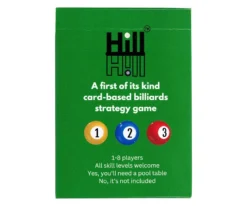 Hill Hill - A Card-Based Billiards Strategy Game -Billiard Cue Shop iphh pkg 01