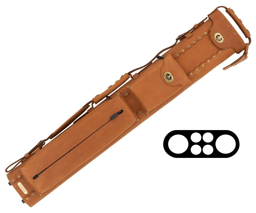 Instroke Buffalo 2 Butt 4 Shaft Leather Case 1 Instroke Buffalo 2 Butt 4 Shaft Leather Case