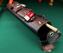 Instroke Cowboy 3 Butt 5 Shaft Leather Case -Billiard Cue Shop isc35 mix 01