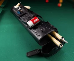 Instroke Southwest 2 Butt 4 Shaft Leather Case 7 Instroke Southwest 2 Butt 4 Shaft Leather Case -Billiard Cue Shop issw24 black 01