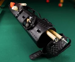 Instroke Southwest 3 Butt 5 Shaft Leather Case 7 Instroke Southwest 3 Butt 5 Shaft Leather Case -Billiard Cue Shop issw35 black 01