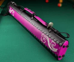Instroke La Bella Donna 2 Butt 4 Shaft Hard Case - Black -Billiard Cue Shop isxb 03