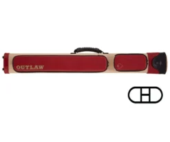 Outlaw OLX22 2 Butts 2 Shafts Hard Case - Red