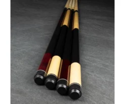 Economy Two-Piece Pool Cue Bundle (4 House Cues Set) -Billiard Cue Shop pdeco bundle