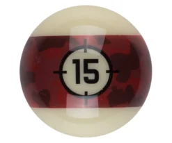 Aramith Camo Single Replacement Balls -Billiard Cue Shop rbcam 15ball 01