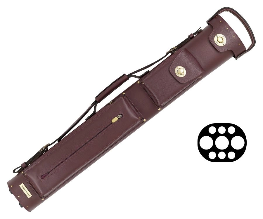 Tango Angus Burgundy 3 Butt 6 Shaft Hard Case 1 Tango Angus Burgundy 3 Butt 6 Shaft Hard Case