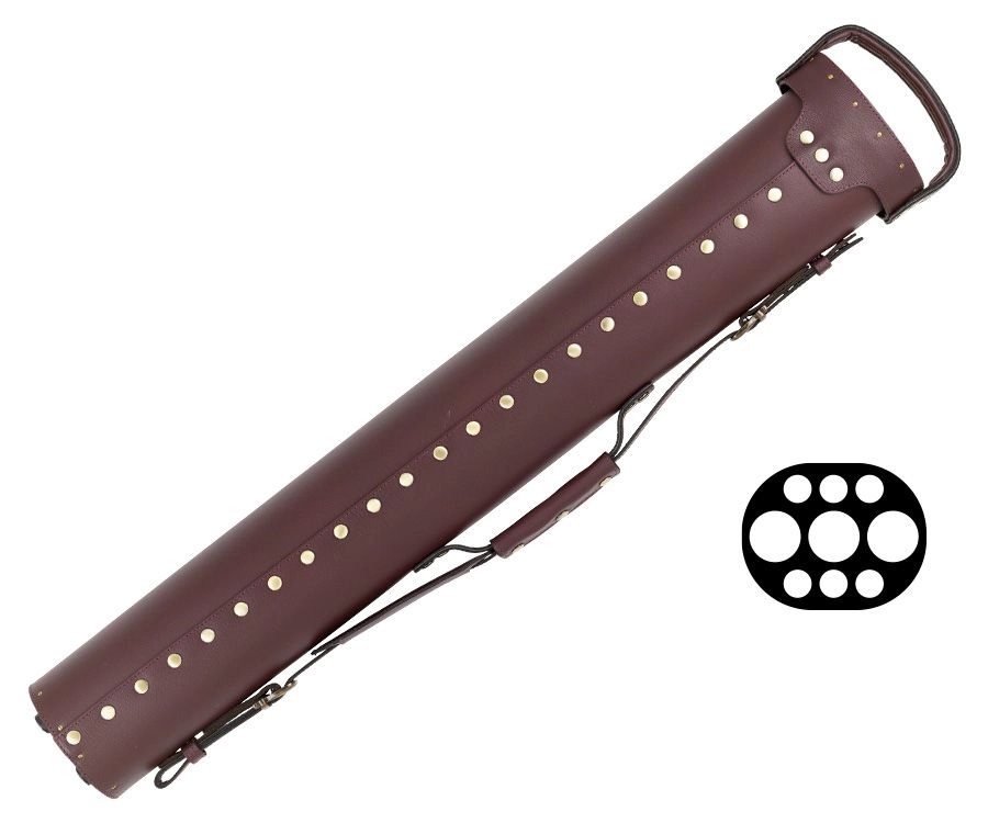 Tango Angus Burgundy 3 Butt 6 Shaft Hard Case 2 Tango Angus Burgundy 3 Butt 6 Shaft Hard Case - Image 2