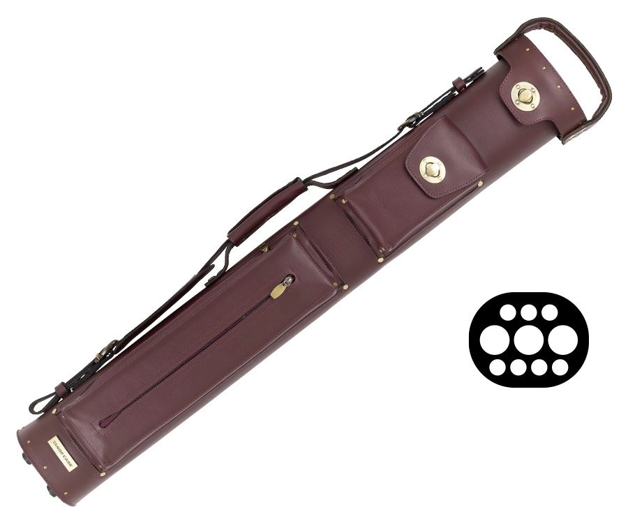 Tango Angus Burgundy 3 Butt 7 Shaft Hard Case 1 Tango Angus Burgundy 3 Butt 7 Shaft Hard Case