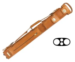 Tango Pampa Tan 2 Butt 2 Shaft Leather Cue Case