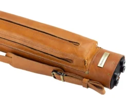 Tango Pampa Tan 2 Butt 2 Shaft Leather Cue Case -Billiard Cue Shop tapm22 tan 04