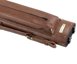 Tango Pampa Chestnut 2 Butt 4 Shaft Leather Cue Case -Billiard Cue Shop tapm24 chestnut 04