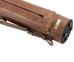 Tango Pampa Chestnut 3 Butt 6 Shaft Leather Cue Case -Billiard Cue Shop tapm36 chestnut 04