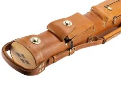 Tango Pampa Tan 3 Butt 7 Shaft Leather Cue Case -Billiard Cue Shop tapm37 tan 03