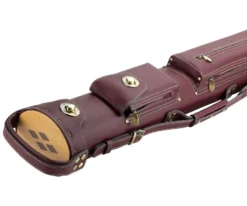 Tango Zorzal Burgundy 3 Butt 6 Shaft Hard Case -Billiard Cue Shop tazm36 burgundy 03