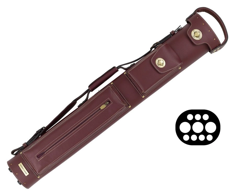 Tango Zorzal Burgundy 3 Butt 7 Shaft Hard Case 2 Tango Zorzal Burgundy 3 Butt 7 Shaft Hard Case - Image 2