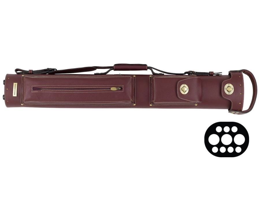Tango Zorzal Burgundy 3 Butt 7 Shaft Hard Case 1 Tango Zorzal Burgundy 3 Butt 7 Shaft Hard Case