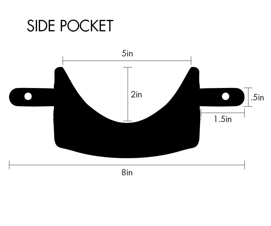 Brown Leather Pocket Set (Set Of 6) 2 Brown Leather Pocket Set (Set Of 6) - Image 2