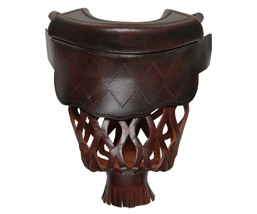 Dark Brown Diamond Leather Pocket Set (Set Of 6) 1 Dark Brown Diamond Leather Pocket Set (Set Of 6)