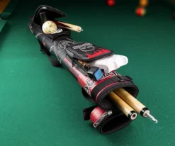 Voodoo VODC22A Bleeding Heart 2 Butt 2 Shaft Hard Case -Billiard Cue Shop vodc22a 01 5